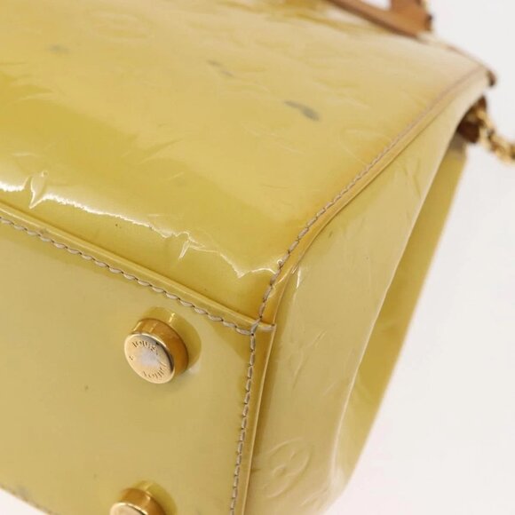 LOUIS VUITTON Monogram Vernis Blair MM Bag 2way Citrin M90108 LV Auth 145836 - Picture 3 of 16